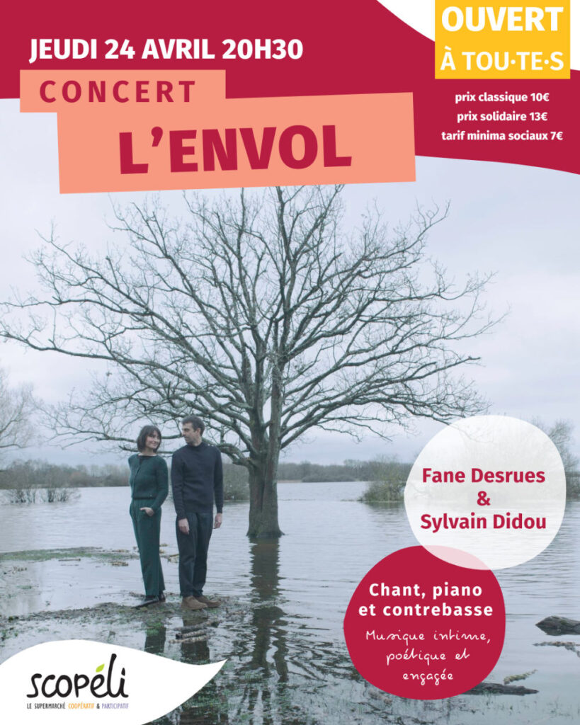 JEUDI 24 AVRIL 2025 : CONCERT L’ENVOL